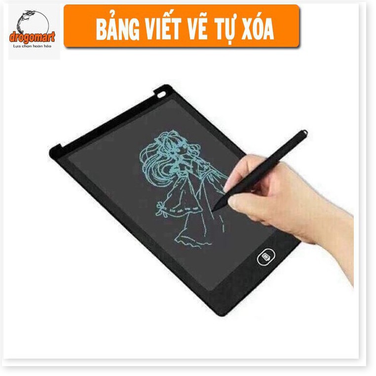 ✔️✔️✔️ Bảng viết vẽ thông minh LCD tự xóa chỉ bằng một nút bấm size 8,5 inch (kèm video)