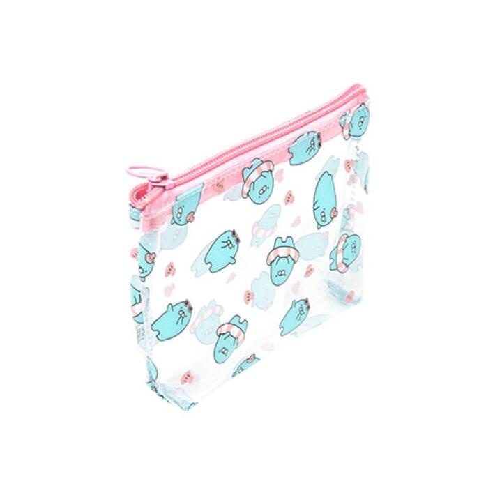 Túi Đựng Đồ Dùng Trong Suốt ARTBOX Hàn Quốc PVC Hình Otto Mang Vòng Bơi Cute