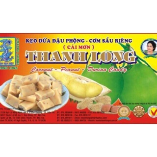 COMBO 2 HỘP KẸO DỪA SẦU RIÊNG ĐẬU PHỘNG BẾN TRE