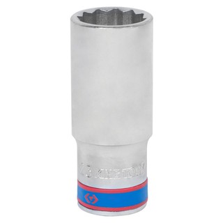 Đầu tuýp trắng dài 1/2 inch 12 cạnh 23mm kingtony 423023m