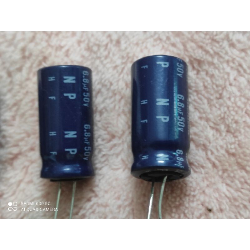 Tụ không phân cực Non Polar 6,8uf 50V Nichicon