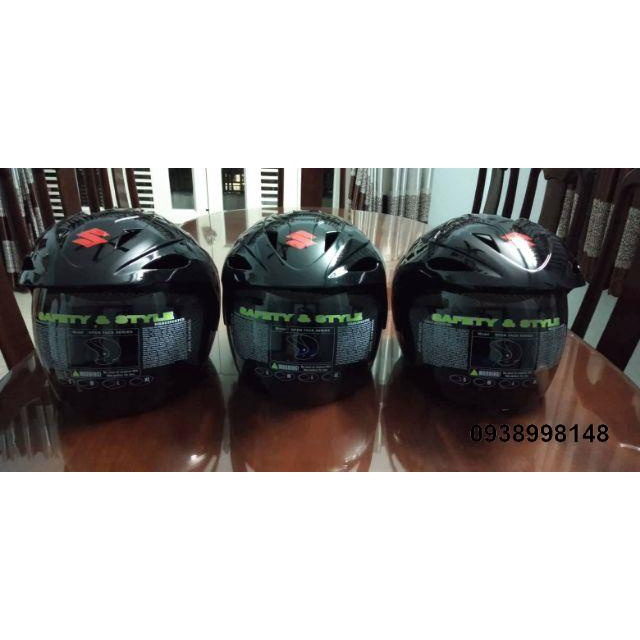 Mũ bảo hiểm, nón bảo hiểm 3/4 chính hãng nhập khẩu từ  Suzuki  Indonesia ...-NTS