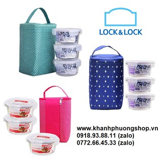 hộp đựng cơm thủy tinh lock&lock - hộp đựng cơm thủy tinh
