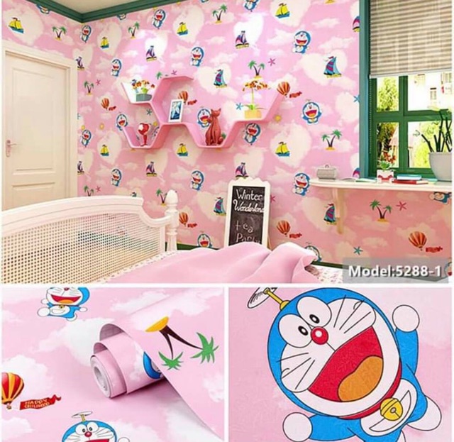 10m GIẤY DÁN TƯỜNG DO RE MON NHIỀU MẪU [decal cuộn] | BigBuy360 - bigbuy360.vn