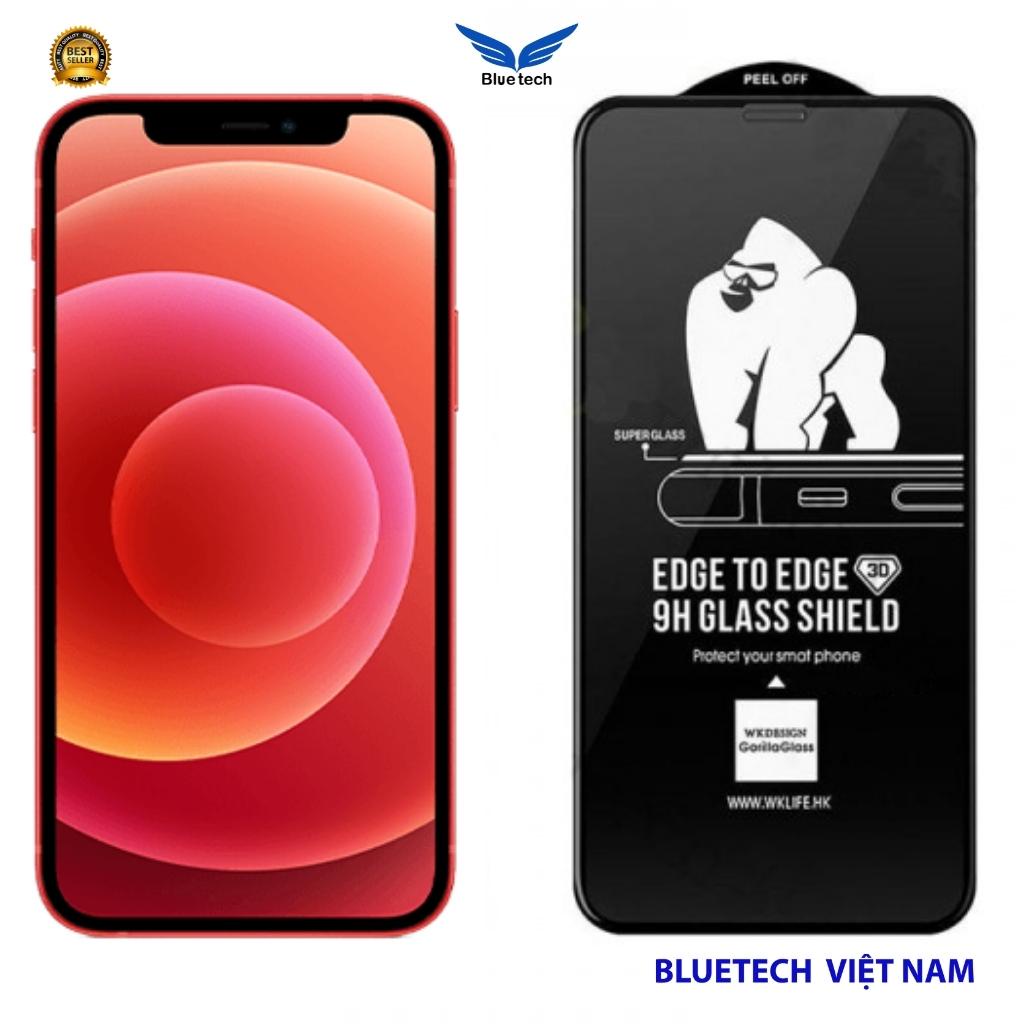 Kính cường lực cao cấp, Kính cường lực KingKong Full màn hình cho ip 7 - 14ProMax - Bluetech