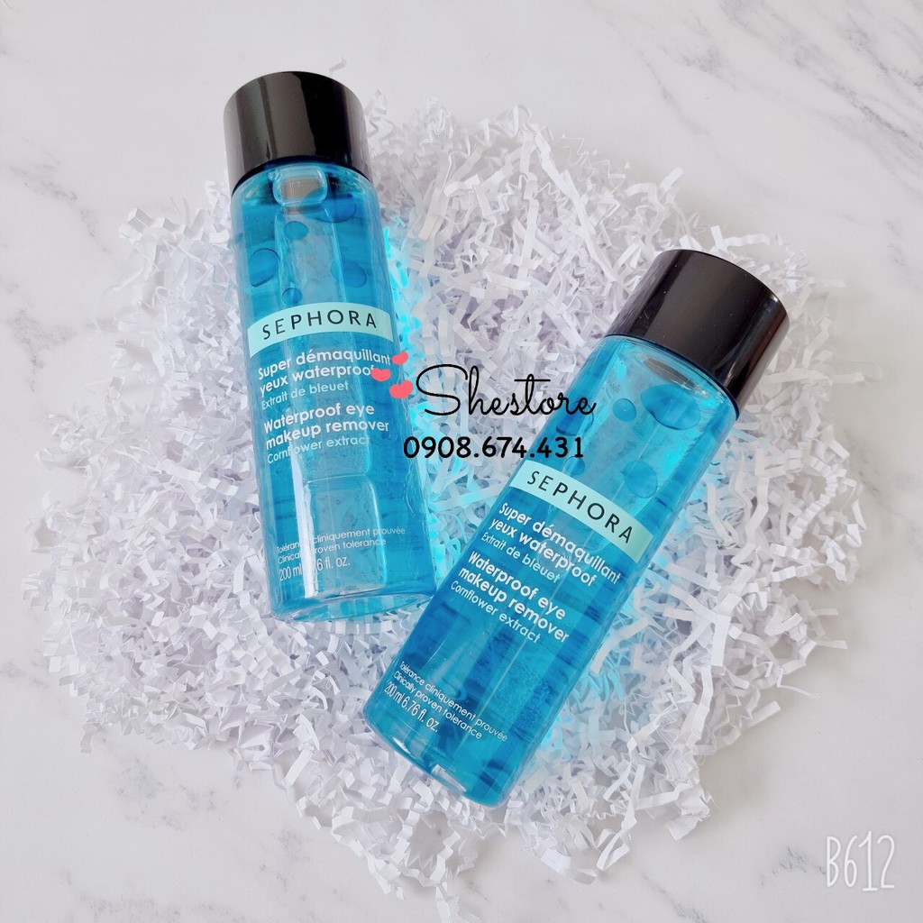 [BILL US] TẨY TRANG MẮT MÔI SEPHORA WATERPROOF EYE MAKEUP REMOVER 200ml