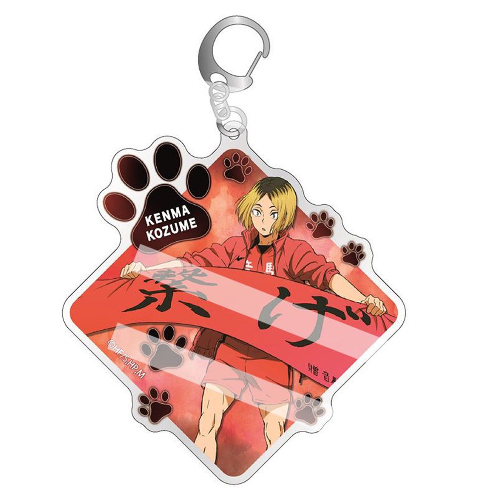 Móc khóa nhựa acrylic hình nhân vật hoạt hình Haikyuu Kozume Kenma