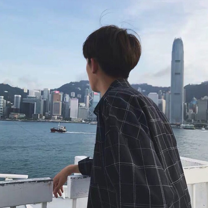 Áo sơ mi AOKANG dáng rộng thoáng khí thấm hút mồ hôi thoải mái họa tiết sọc caro dễ phối đồ thời trang cho nam