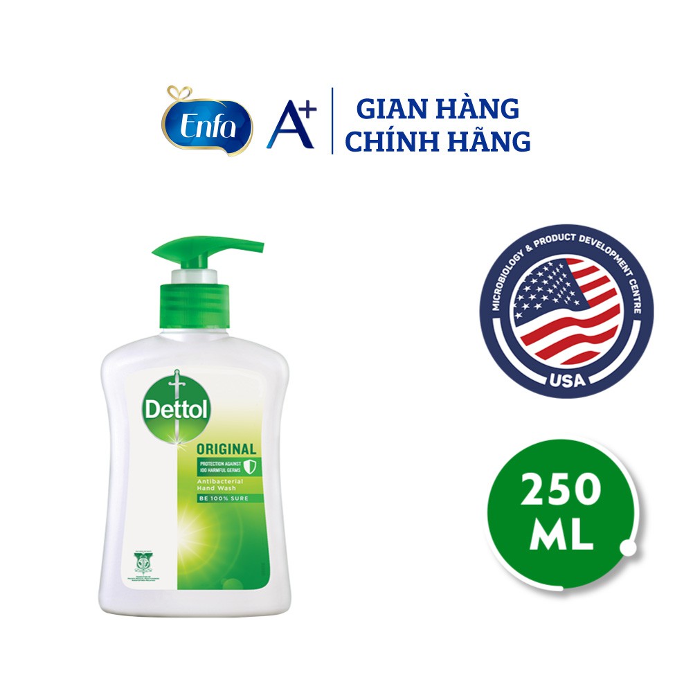 Quà Tặng Không Bán - Nước Rửa Tay Diệt Khuẩn Dettol 250g
