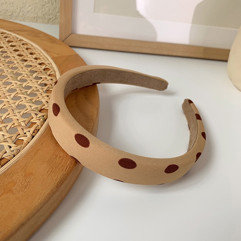 Băng Đô Bản Rộng Vải In Họa Tiết Da Báo Thời Trang