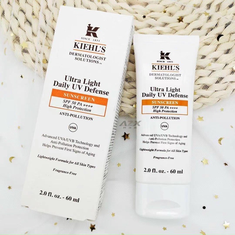 Kem chống nắng Kiehls ultra light daily spf 50 60ml (queen) | BigBuy360 - bigbuy360.vn