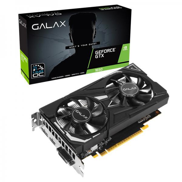 VGA CARD MÀN HÌNH GALAX GeForce GTX 1650 Super EX (1-Click OC) 4GB GDDR6 Dual Fan NEW