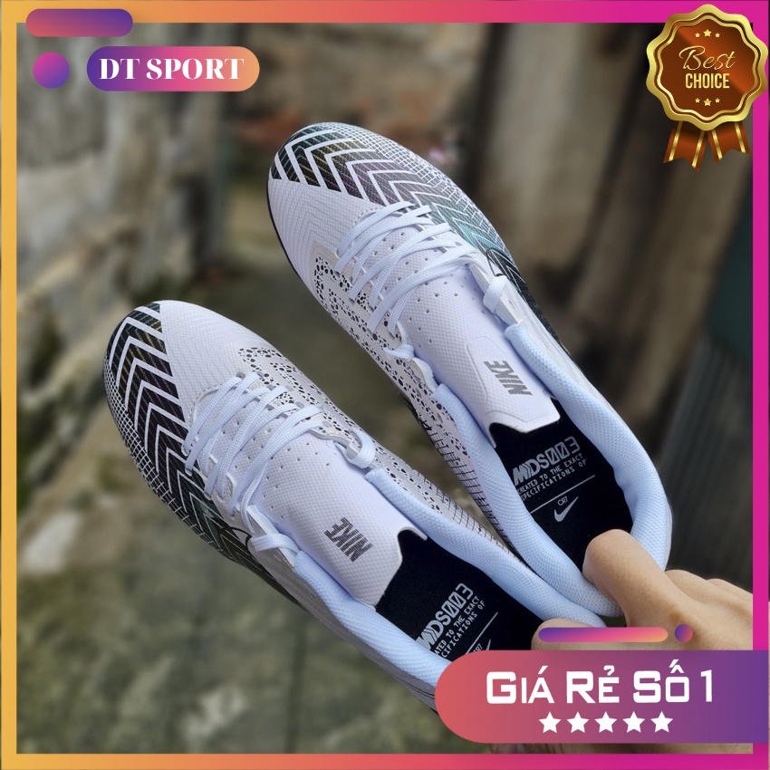 [Tặng Túi Rút Và Tất]Giày Đá Bón Sân Cỏ Nhân Tạo Mercurial Vapor 13 Academy TF Legendary, Giày Đá Banh Nam