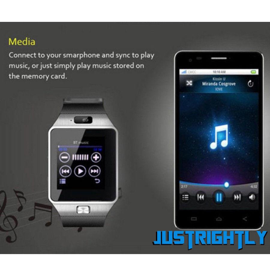 Đồng hồ thông minh Bluetooth DZ09 gắn màn hình cảm ứng