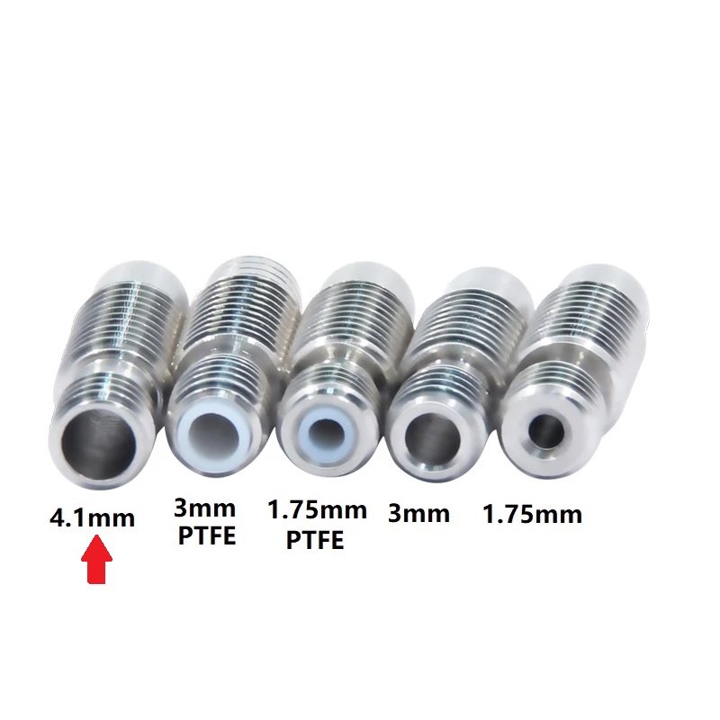 Ống dẫn nhựa đầu phun E3D V6 Bore 4.1