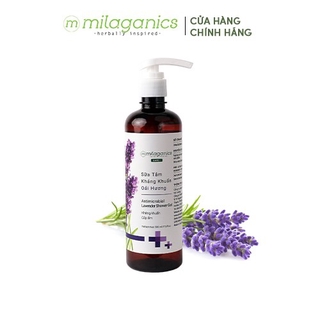Sữa Tắm Kháng Khuẩn Oải Hương - Kháng Khuẩn An Toàn, Làm Sạch Dịu Nhẹ Milaganics (500ml/ Chai)