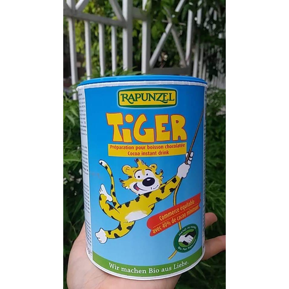 Kakao Tiger Hữu Cơ Rapunzel 400g