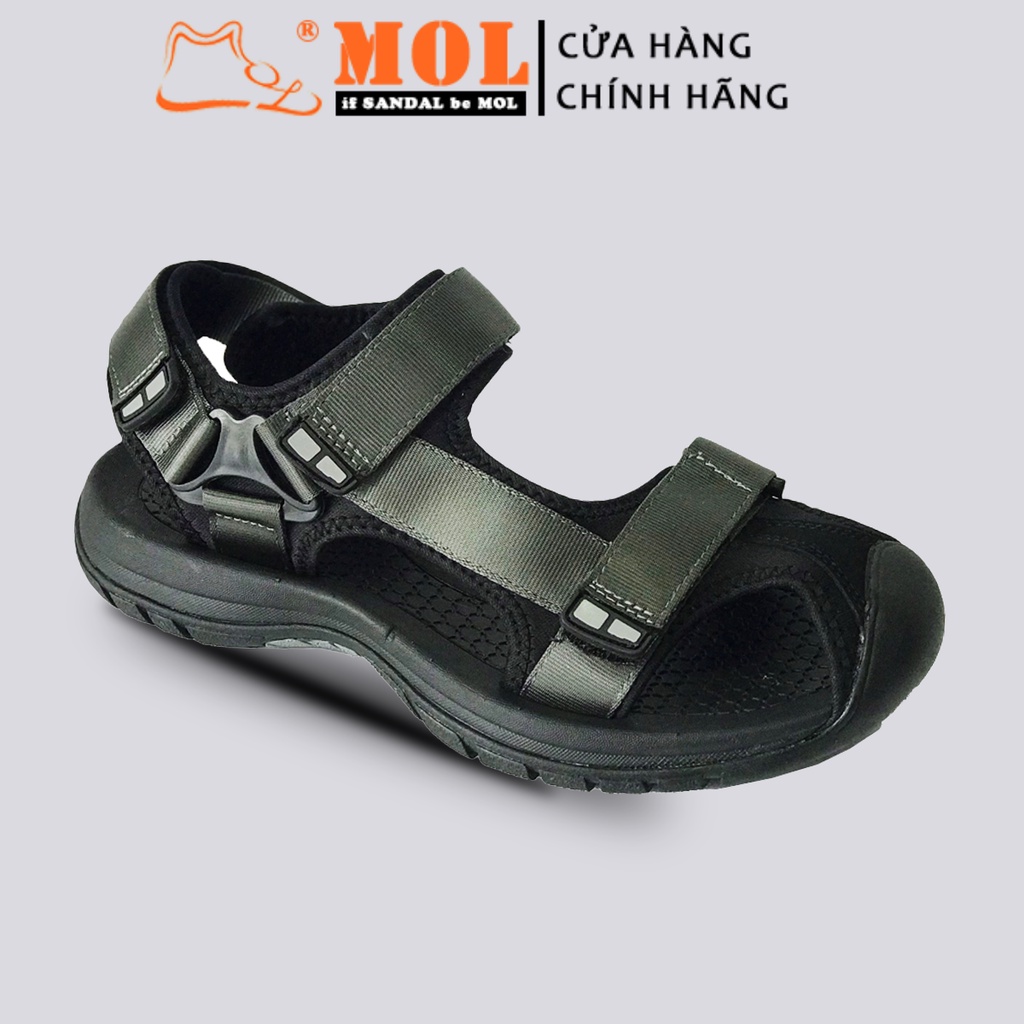 Giày sandal nam bít mũi quai dù có quai hậu cố định thích hợp mang dã ngoại đi phượt du lịch hiệu Rova RV25BB