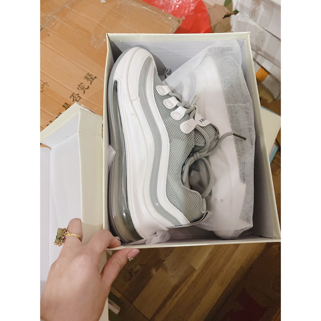 Giày Sneakers Nữ, Giày Thể Thao Nữ Độn Đế cao 3-4 Cm Chất Hàng Êm Mềm Hàng Loại 1- Fullbox Thoáng Khí Thuận Tiện Vận Độn | BigBuy360 - bigbuy360.vn