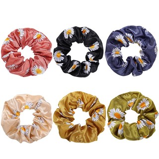 Dây Cột Tóc Vải Hoa Cúc Scrunchie (Scrunchies)