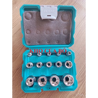 Bộ 14 đầu tuýp loại E Total THKTETS0114 - THKTETS0114