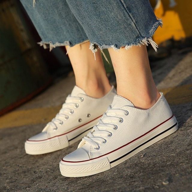 Giầy thể thao cổ thấp 3 mầu hít có hình thật | BigBuy360 - bigbuy360.vn