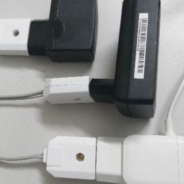Phích âm có dây nối nhựa ABS, phích nối nguồn adapter camera dây dài 8CM - ShopLinhKien VN
