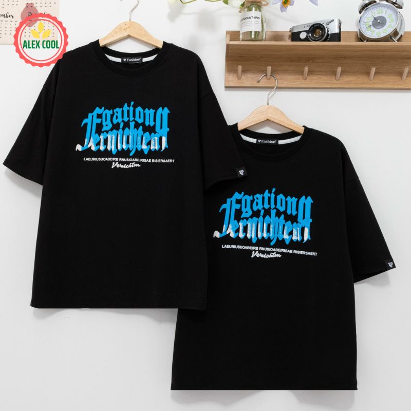 Áo thun nam nữ áo phông nam tay lỡ cổ tròn chất cotton co giãn 4 chiều hình SP-13 ALEX - COOL