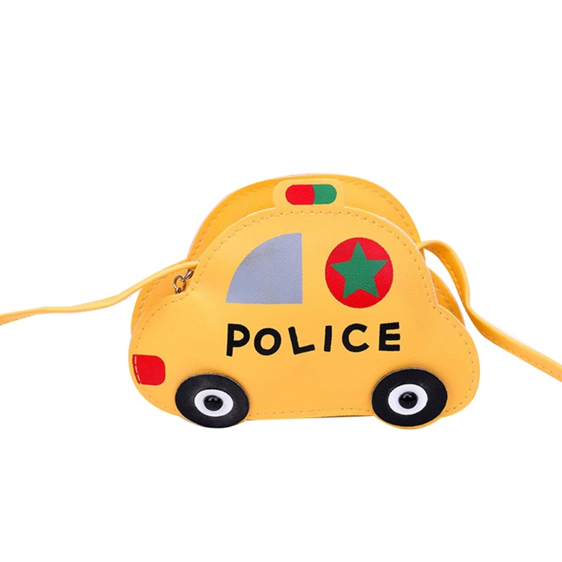 Túi Đeo Chéo Da Pu Hình Xe Hơi Hoạt Hình Đáng Yêu Dành Cho Bé