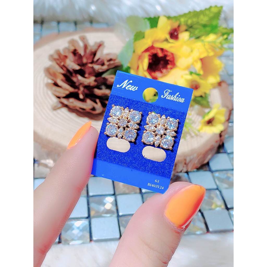 Bông tai nữ thời trang Hàn Quốc cao cấp UHA - [Rẻ Vô Địch] B1403