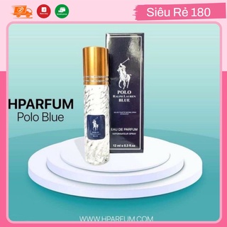 Shop mới sale 50% - nước hoa mini pháp hparfum polo blue nam dạng lăn 12ml