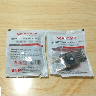 Phích cắm điện 16A K5 Vinakip (PC khói)
