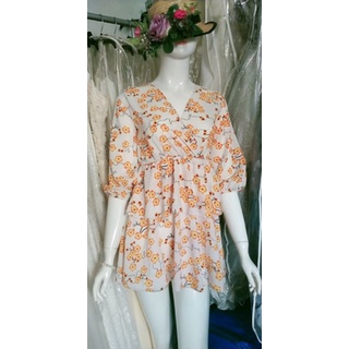 Váy hoa tay phồng size s M