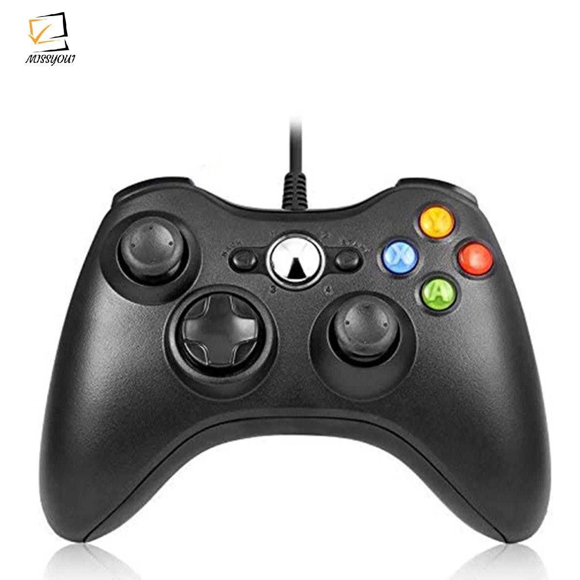 Tay Cầm Chơi Game Có Dây Kết Nối Usb Cho Microsoft Xbox 360