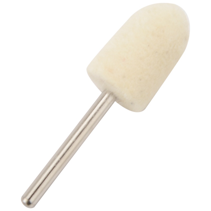 Bộ 20 đầu mài dũa đánh bóng len nỉ có trục gắn 1/8 inch cho máy mài đánh bóng trang sức đồng hồ