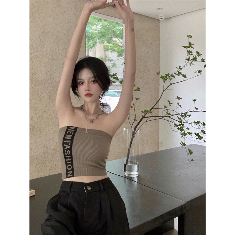 Áo Ống Ngắn 2022 Thời Trang Mùa Hè Hàn Quốc Cho Nữ