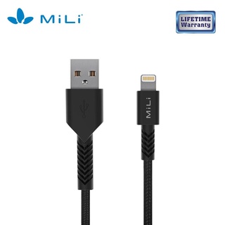 Cáp sạc mili lifetime warranty mfi 1.2m-hi-l06