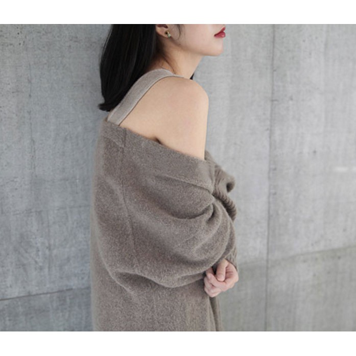 Áo CADIGAN LEN DÁNG DÀI LEN ẤM DÀY DẶN