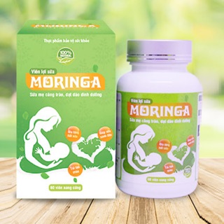 [LỢI SỮA] [HỖ TRỢ TĂNG SỮA MẸ] VIÊN LỢI SỮA MORINGA ĐIỀU TRỊ ÍT SỮA,  MẤT SỮA SAU SINH HIỆU QUẢ-TẶNG KÈM NGŨ CỐC LỢI SỮA
