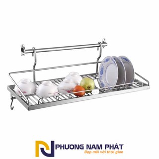 Kệ úp chén bát treo tường bằng inox 304 cao cấp