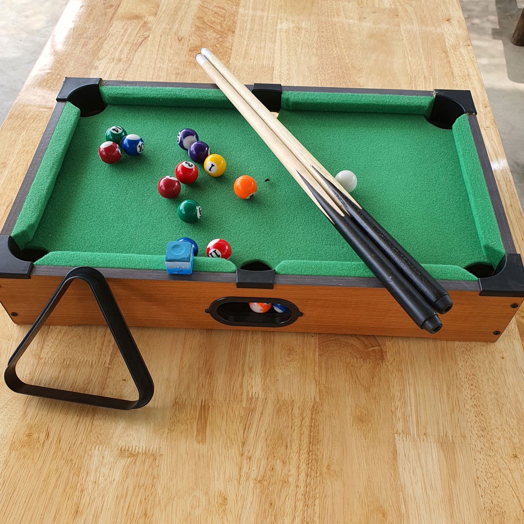 Bàn Bida mini bằng Gỗ giá Rẻ Bảo hành 6 tháng kích thước: 69x37x22 cm