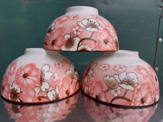 Bộ 10 bát hoa 4D siêu xinh