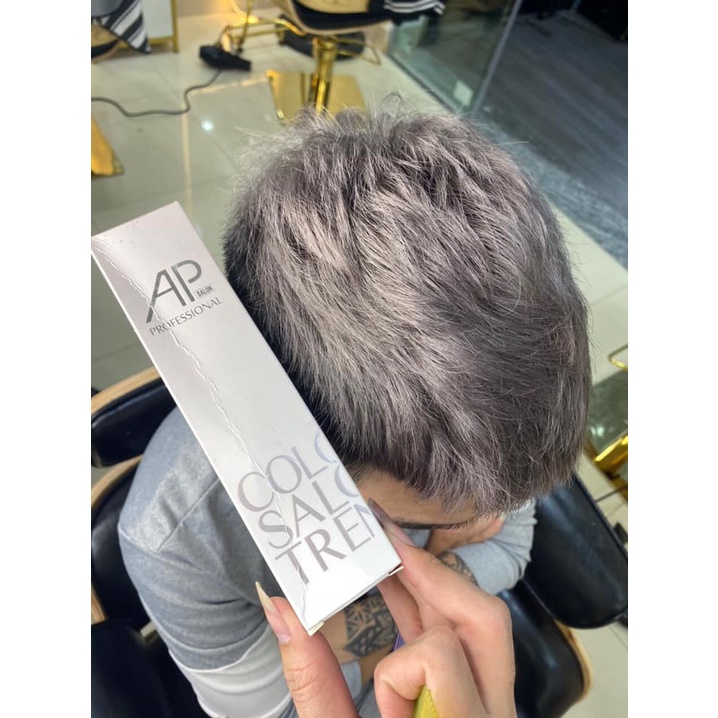 Nhuộm AP 6.11, TPlus Màu Nâu Xám Khói 6/11 Hair Dye Cream