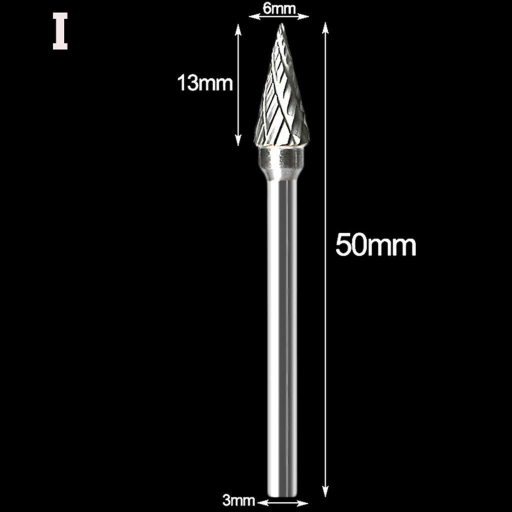 Bộ 10 Đầu Mài Hợp Kim 3mm