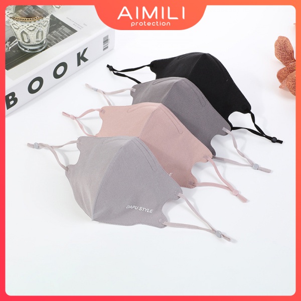 Khẩu Trang cotton 3 Lớp Chống Bụi Thoáng Khí Có Thể Tái Sử Dụng
