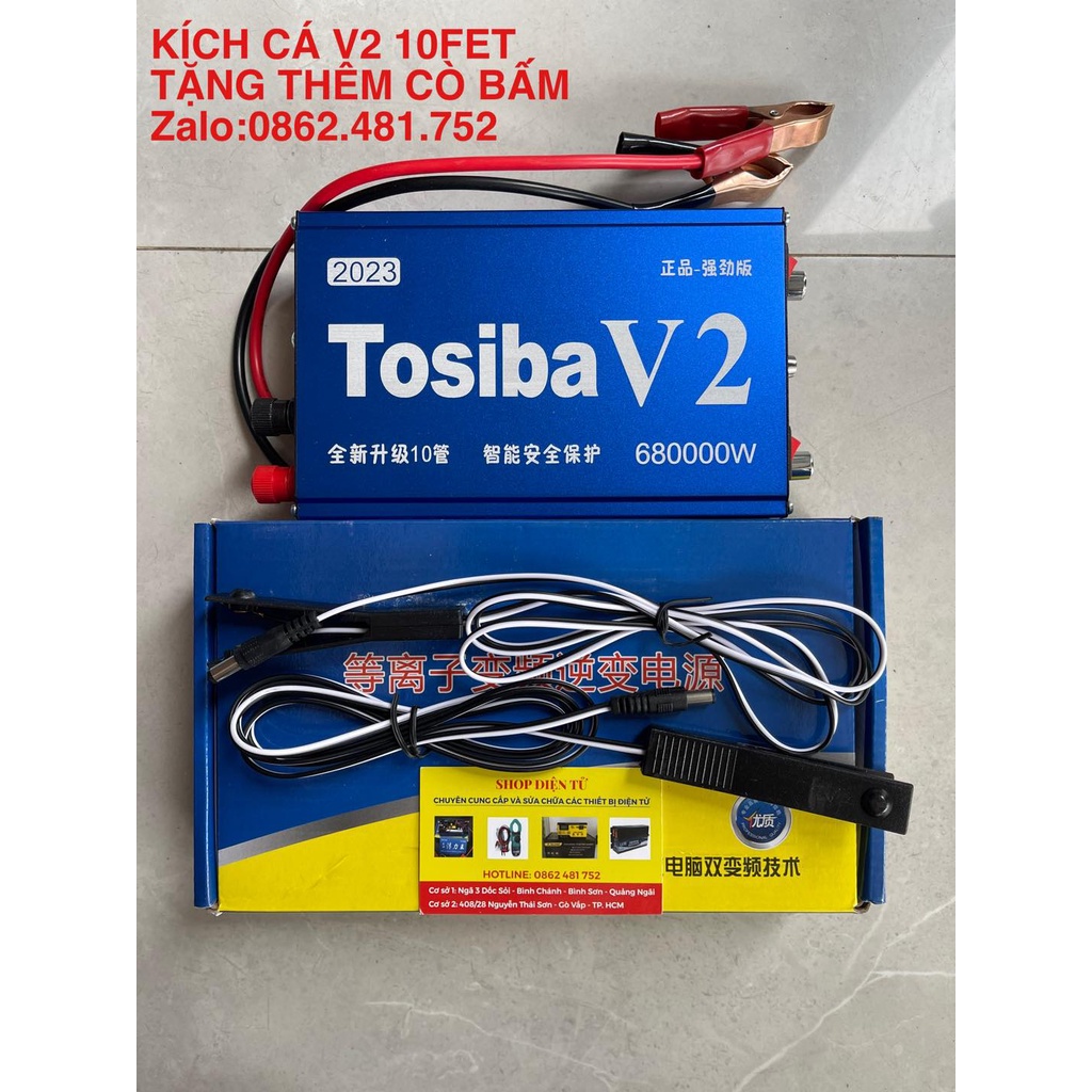 Bộ kích điện V3 14Fet - V2 10Fet TOSIBA chính hãng tặng kèm cò bấm.