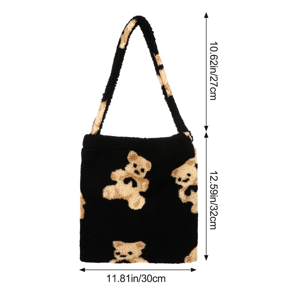 Túi xách lông nhung MIHAN1 thời trang thu đông cho nữ