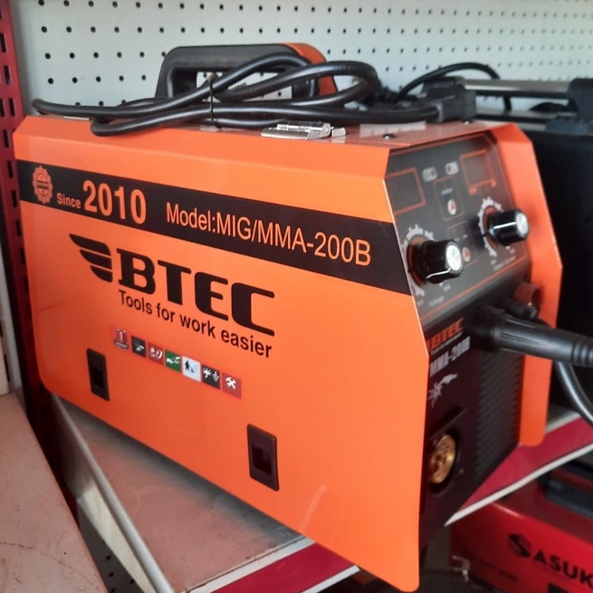 Máy Hàn Mig Btec MIG/MMA 200B, Máy Hàn Mig Không Dùng Khí Btec