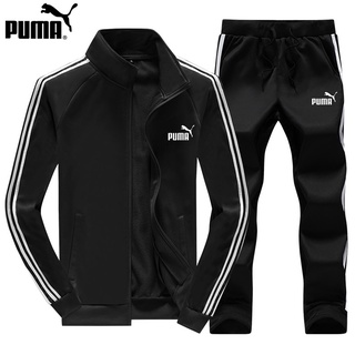 Set Đồ Thể Thao Puma Gồm Áo Khoác Chống Gió + Quần Thể Thao Cho Nam Và Nữ 