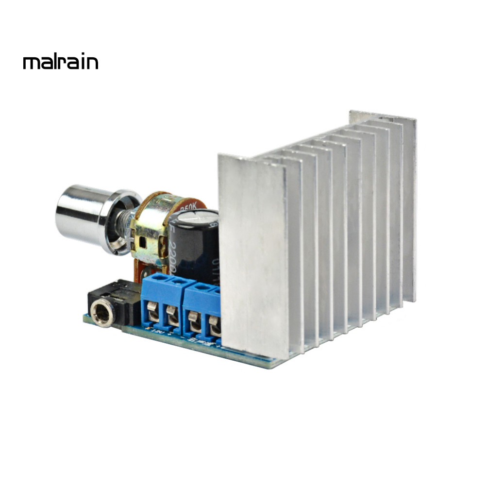 Bảng mạch âm ly khuếch tán hai kênh 12V tiện dụng